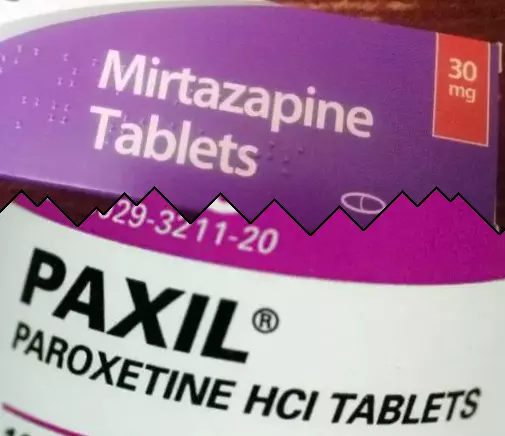 Mirtazapine contre Paxil